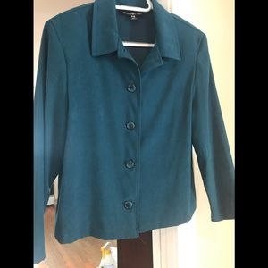 Ladies blazer/top  beautiful teal green
